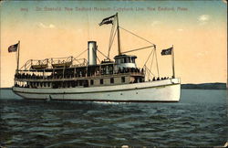 Steamer Gosnold, New Bedford-Nonquitt-Cuttyhunk Line Massachusetts Postcard Postcard Postcard