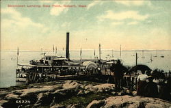 Steamboat Landing at Bass Point Postcard