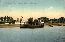 Steamer "Carlotta" near Grape Island Newburyport, MA Postcard Postcard Postcard