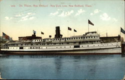 Steamer Maine, New Bedford-New York Line Massachusetts Postcard Postcard Postcard