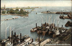 Harbor from Elevator Postcard