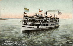 Island Excursion Steamer "Pilgrim" Postcard