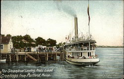 Steamboat Landing, Peaks Island Postcard