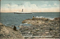 New York Boat of Cape Shore Portland, ME Postcard Postcard Postcard