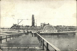 Steamer St Johns Colonial Beach, VA Postcard Postcard Postcard