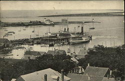 View of Harbor Boats, Ships Postcard Postcard Postcard