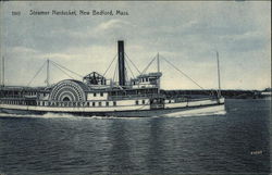 Steamer Nantucket on the Water New Bedford, MA Postcard Postcard Postcard