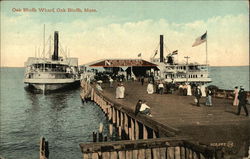 Oak Bluffs Wharf Postcard