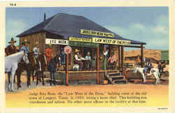 Judge Roy Bean Postcard