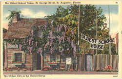 The Oldest School House, St. George Street Postcard