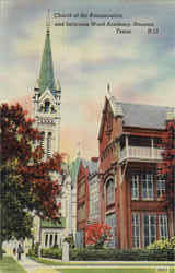 Church Of The Annunciation And Incarnate Word Academy Postcard