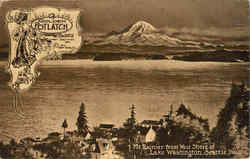 Mt. Rainier Seattle, WA Postcard Postcard