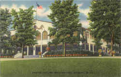 Dancing Pavilion, Wheelingpark West Virginia Postcard Postcard