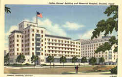 Cullen Nurses Building And Memorial Hospital Houston, TX Postcard Postcard