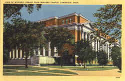 View Of Widener Library From Harvard Campus Postcard