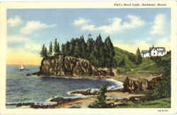 Owl's Head Light Rockland, ME Postcard Postcard