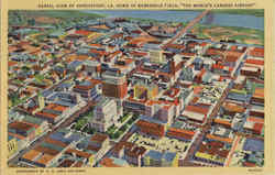 Aerial View Of Shreveport Louisiana Postcard Postcard