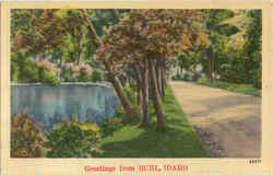 Greetings From Buhl Idaho Postcard Postcard