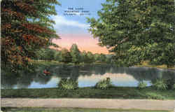 The Lake, Piedmont Park Postcard