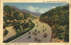 Entrance To Hollywood Scenic, CA Postcard Postcard