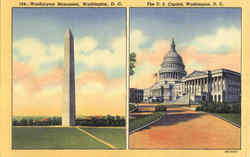 Washington Monument District Of Columbia Washington DC Postcard Postcard