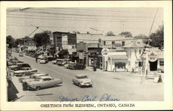 Greetings from Blenheim - Street View Ontario Canada Postcard Postcard Postcard