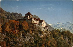 Liechtenstein Castle Postcard Postcard Postcard