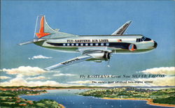 Silver Falcon - Eastern Air Lines Postcard