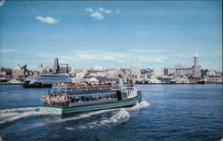 Sightseeing Boat "The Harbor Tourist" Postcard