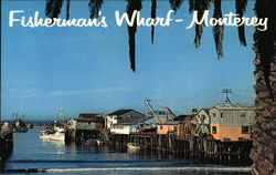 Fisherman's Wharf Monterey, CA Postcard Postcard Postcard