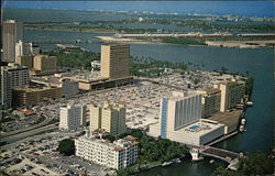 Aerial View of The Magic City Postcard