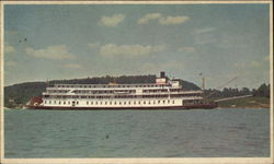 Delta Queen - 1926, 1,837 Tons Postcard