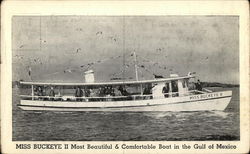 Fishing Boat "Miss Buckeye II" Postcard