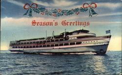 Excursion Vessel Boston, MA Postcard Postcard Postcard