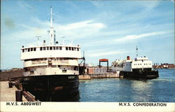 M.V.S. Abegweit, M.V.S. Confedrate Canada Misc. Canada Postcard Postcard Postcard