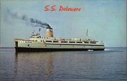 Ferry S.S. "Delaware" - Delaware River Bay Authority Ferries Postcard Postcard Postcard