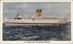 S. S. Elisha Lee - Pennsylvania Railroad Postcard