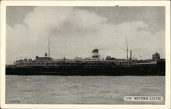 Steamer "Western States" Postcard