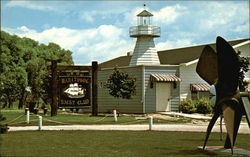 Manitowoc Yacht Club overlooking Beautiful Lake Michigan, Trout, and Coho Fishing Paradise Wisconsin Postcard Postcard Postcard