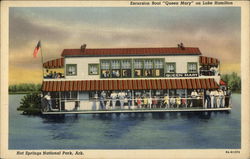 Excursion Boat "Queen Mary" on Lake Hamilton Hot Springs National Park, AR Postcard Postcard Postcard