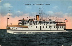 Excursion Steamer "Moonglo" Postcard