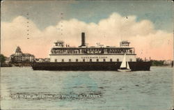 Governor Carr - Jamestown and Newport Ferry, RI Ferries Postcard Postcard Postcard