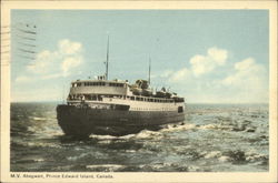 MV Abegweit on the Water Postcard