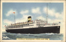 Steamship "Borinquen" - Porto Rico Line Steamers Postcard Postcard Postcard