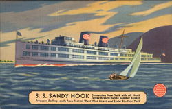 S.S. Sandy Hook New York, NY Postcard Postcard Postcard