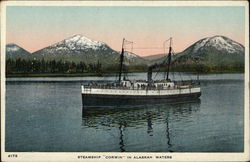 Steamship "Corwin" in Alaskan Waters Postcard