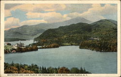 Whiteface and Lake Placid Inn from Grand View Hotel New York Postcard Postcard Postcard