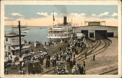 Steamboat Dock Postcard