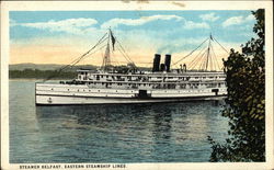 Steamer "Belfast" - Eastern Steamship Lines Steamers Postcard Postcard Postcard