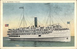 S. S. Governor Dingley Boats, Ships Postcard Postcard Postcard